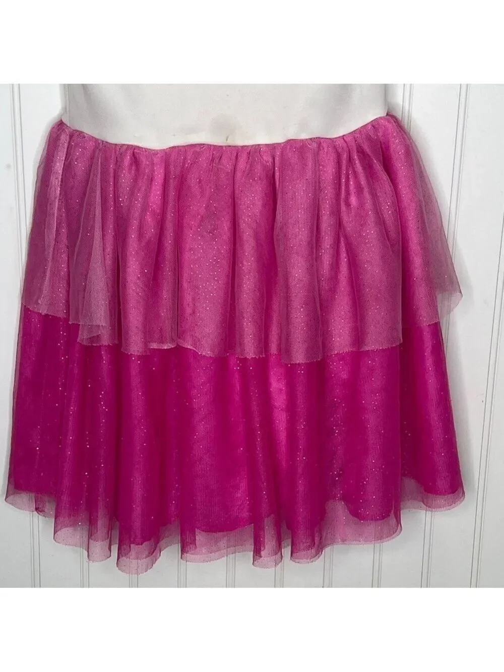 Sanrio White and Pink Hello Kitty Dress Size Girls 7-8